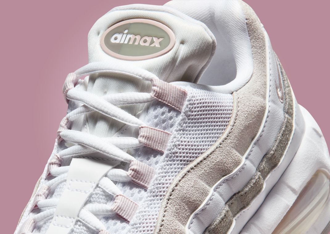 Nike Air Max 95 Big Bubble White Silt Red W