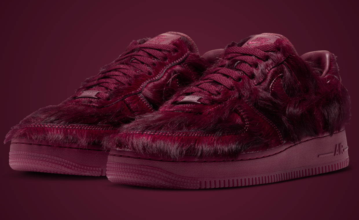 Nike’s Technicolor Tale Air Force 1 Collection Continues in Red Pony Hair