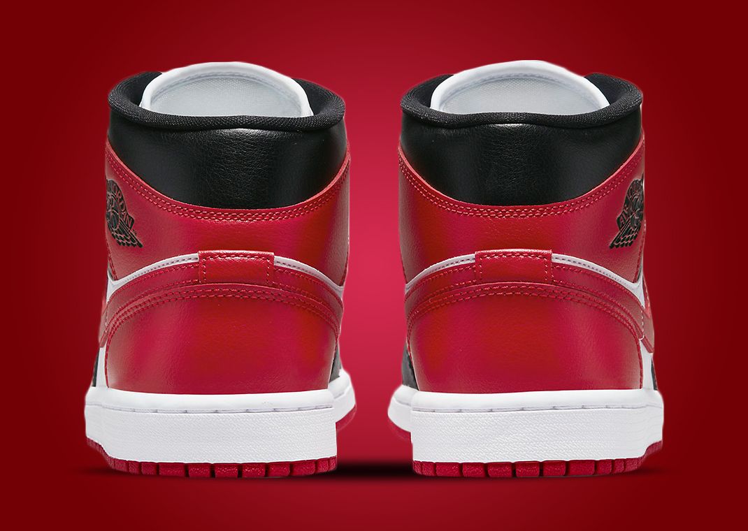 This Women's Air Jordan 1 Mid Comes In Bred Toe