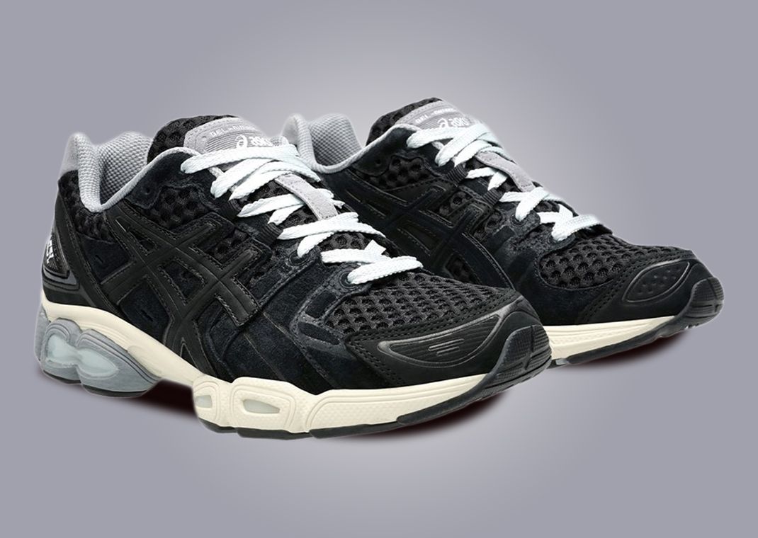 The Ennoy Professional x Asics Gel-Nimbus 9 Black Angle