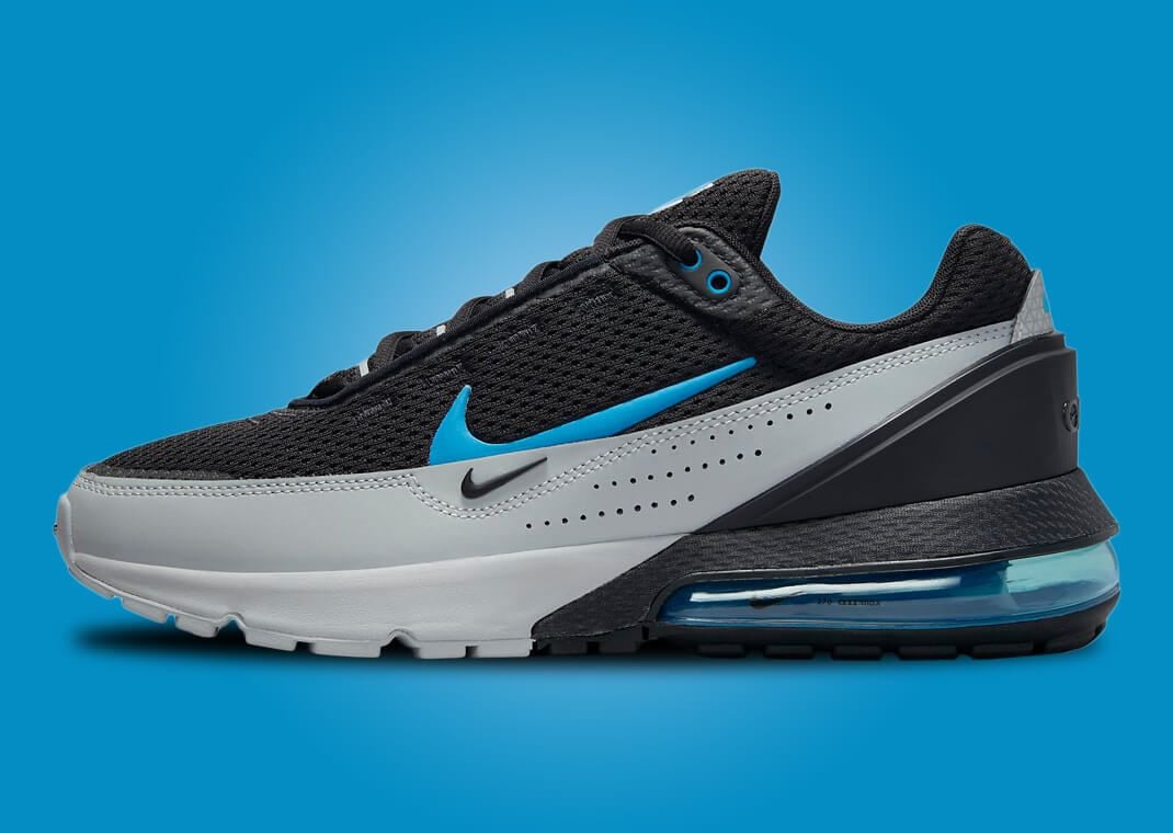 Nike Air Max Pulse Black Pure Platinum Laser Blue Lateral