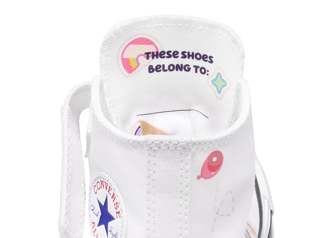 Bluey x Converse Chuck Taylor All-Star Easy-On White (TD) Detail