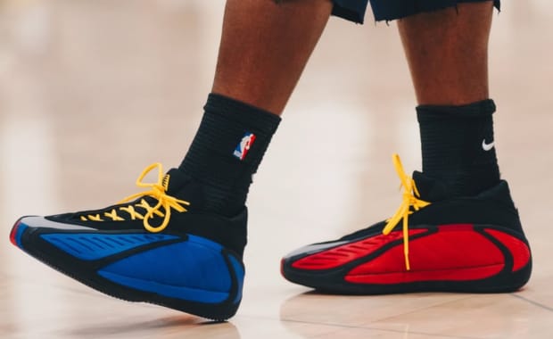 Anthony Edwards Debuts a Kansas Jayhawks adidas AE 2 PE
