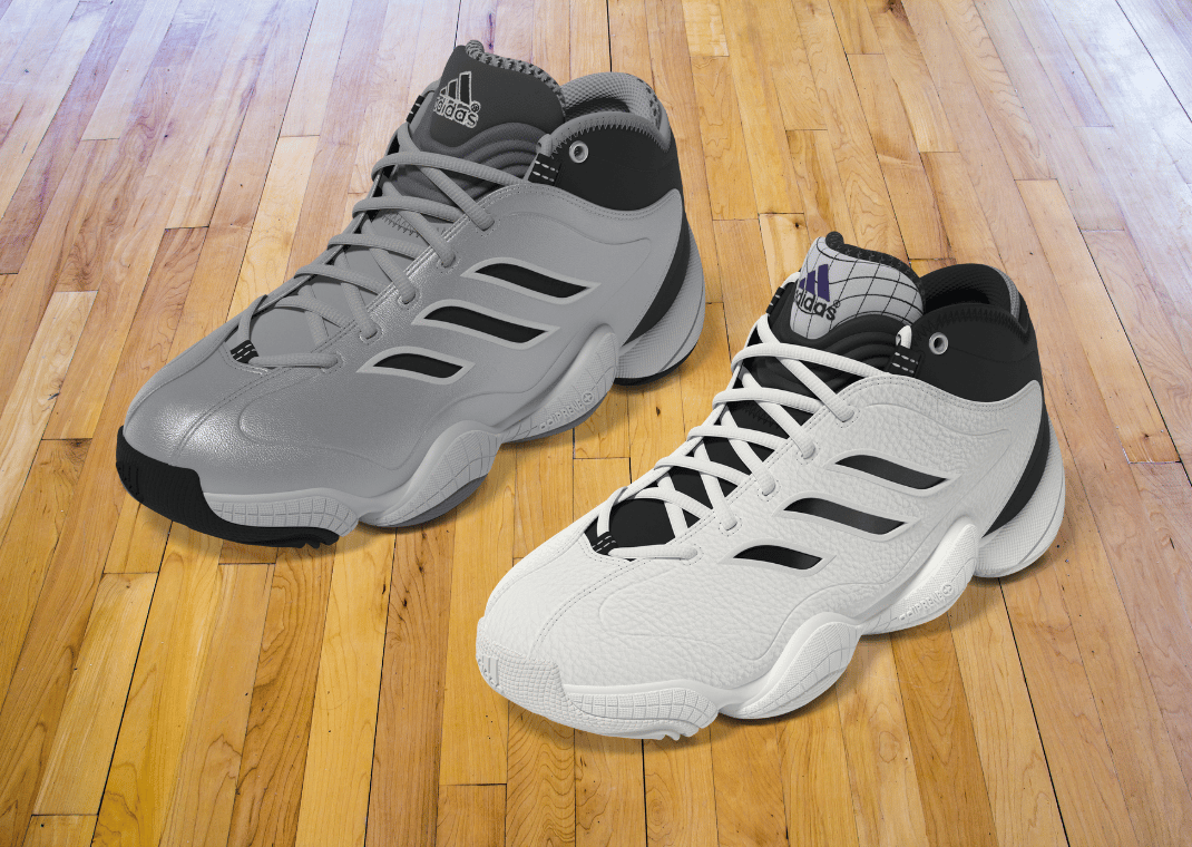 adidas Crazy 3 Silver Metallic and Core White Core Black