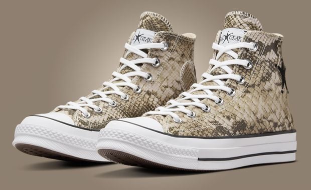 Stussy x Converse Chuck 70 Snakeskin