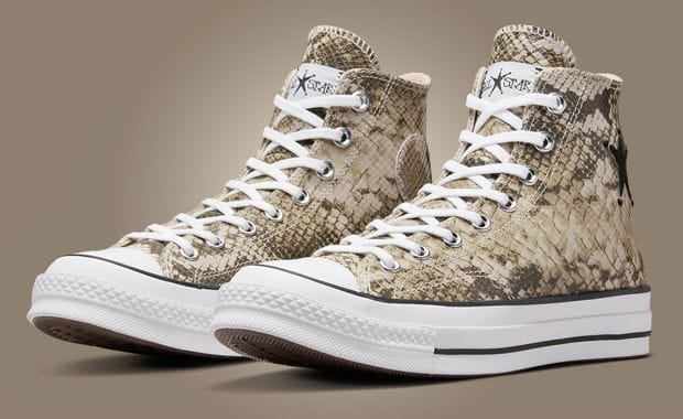 The Stussy x Converse Chuck 70 Snakeskin Releases October 2024