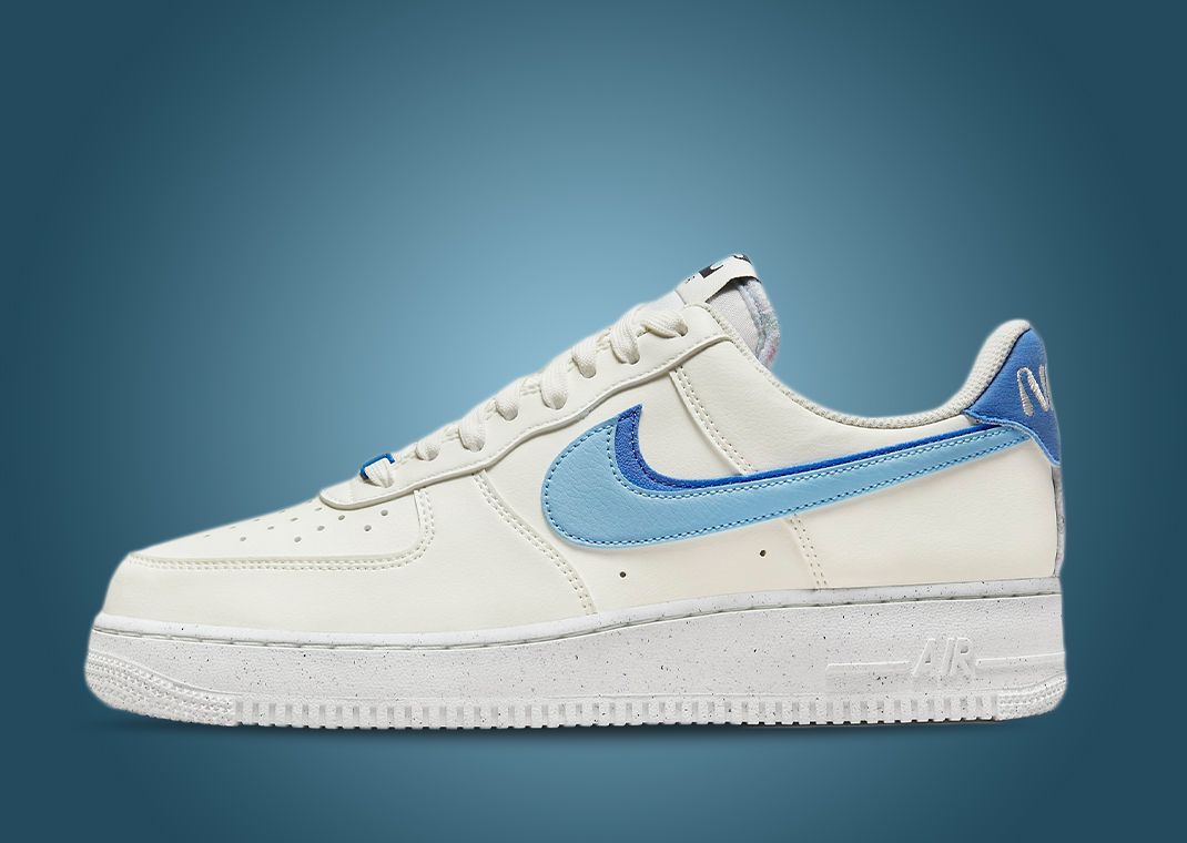 nike womens wmns air force 1 low lx white university blue