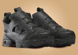 Engineered Garments x Reebok Instapump Fury 94 Black Angle