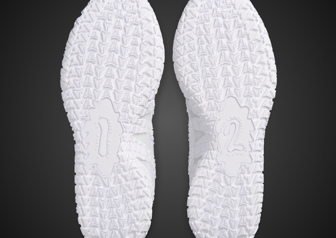 Nike Ja 3 Team Bank Triple White - Bottom