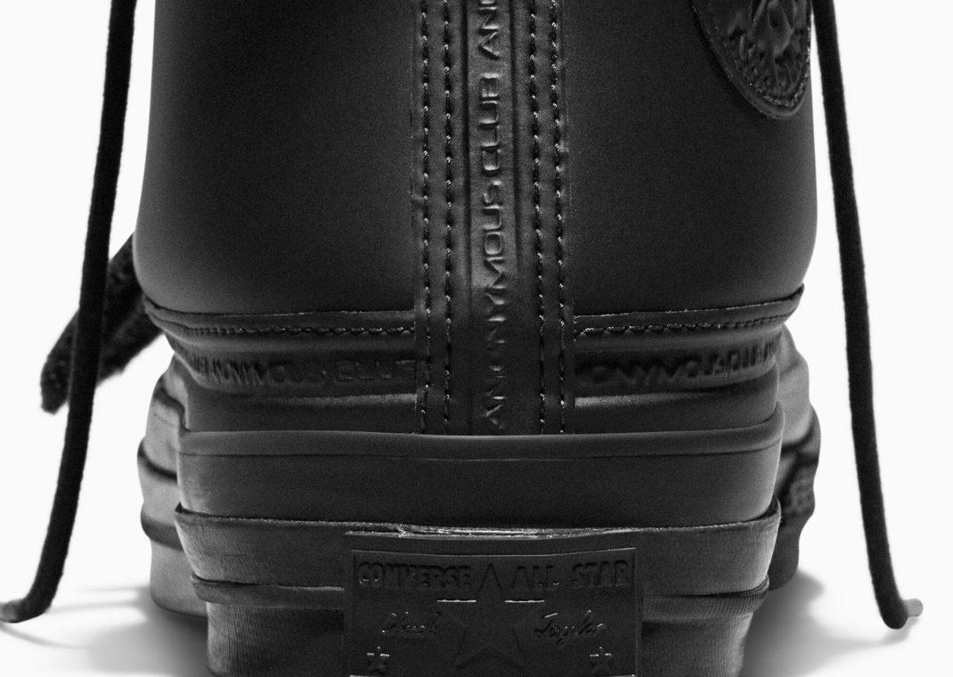 Anonymous Club x Converse Chuck Taylor Black - Heel Detail