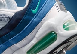 Nike Air Max 95 Big Bubble Slate GS heel details