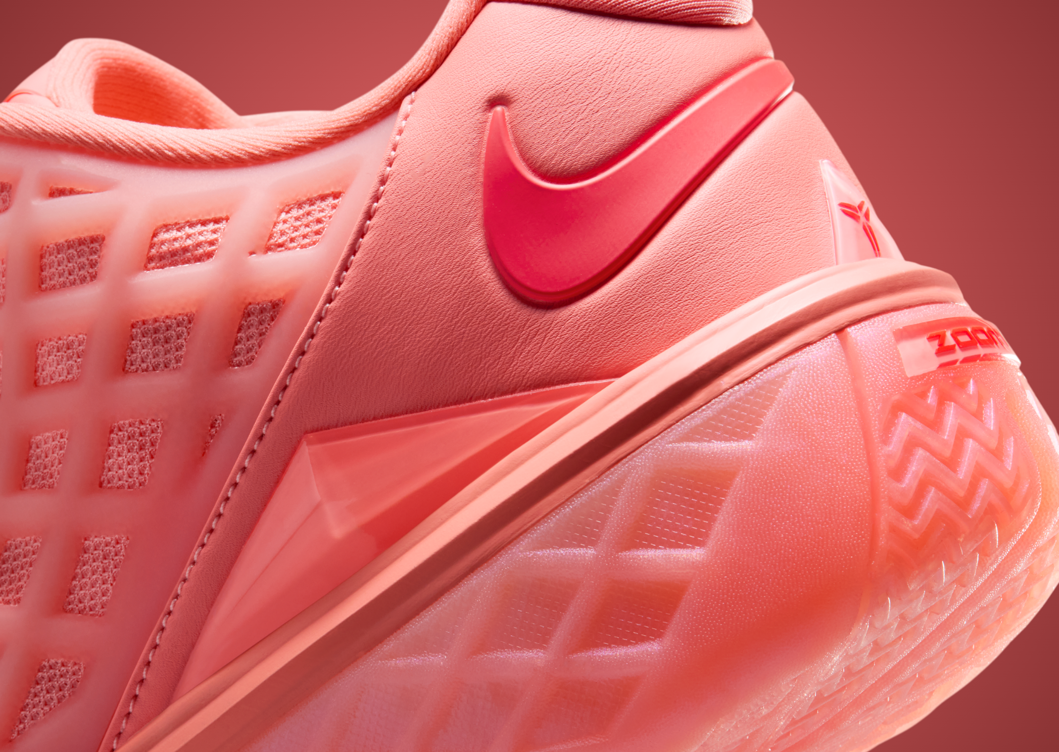 Nike Kobe 3 Low Protro Atomic Pink - Heel Detail