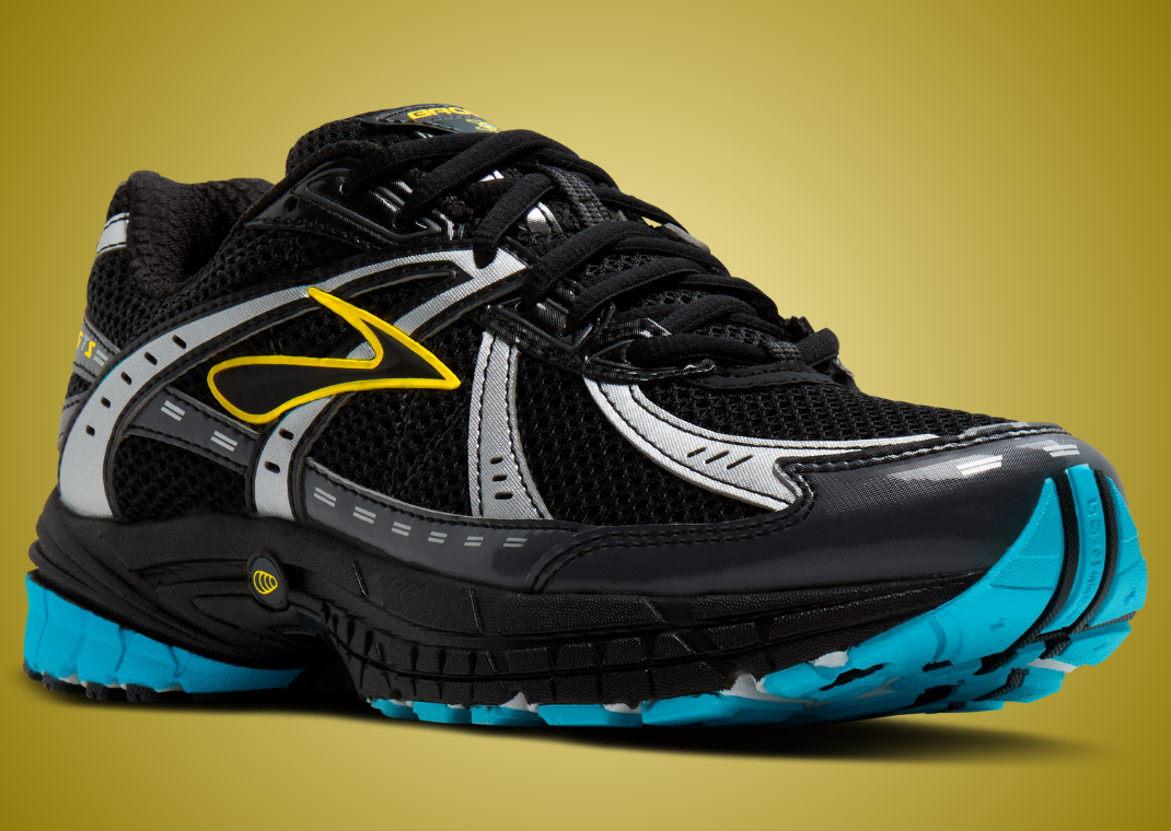 Brooks Adrenaline GTS 10 Black Blue - Angle