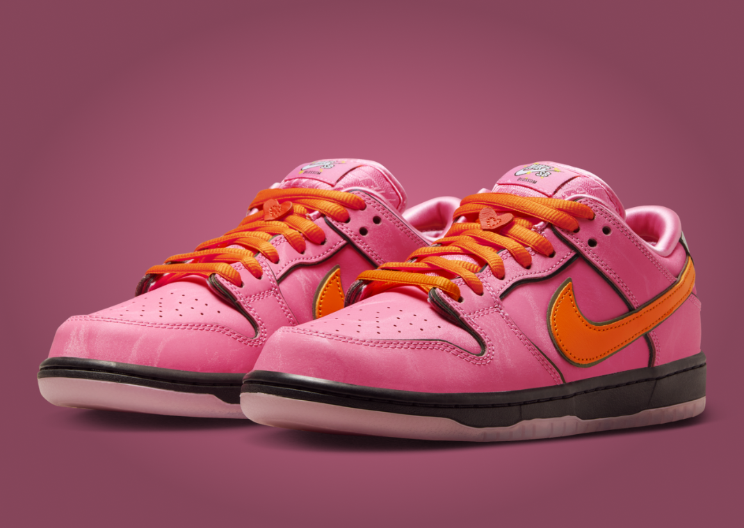 The Powerpuff Girls x Nike SB Dunk Low Pro QS Blossom Angle