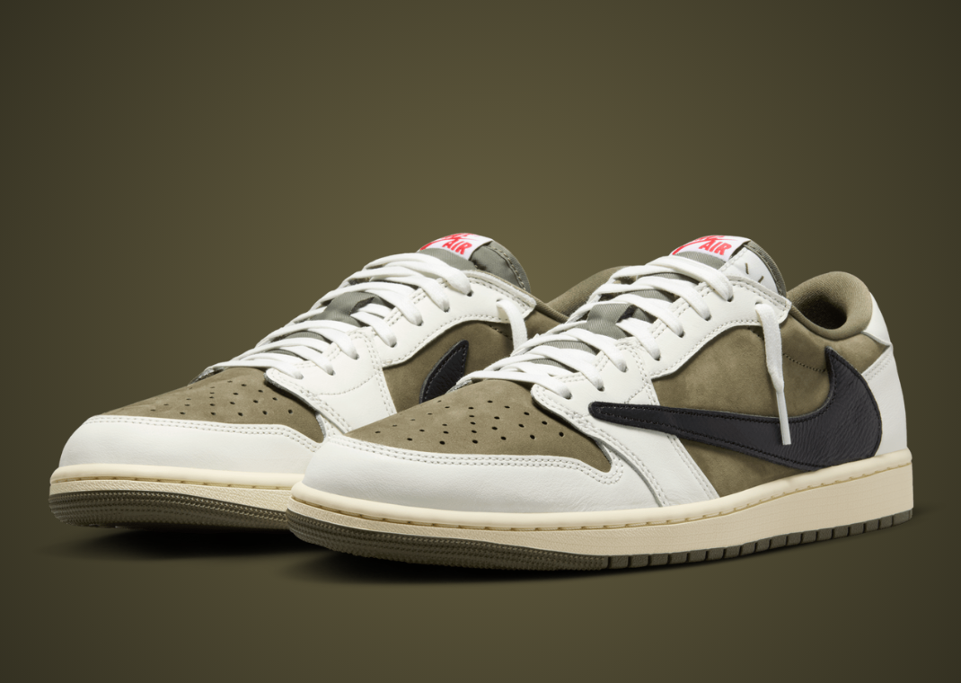 Travis Scott x Air Jordan 1 Retro Low OG Olive Alternate