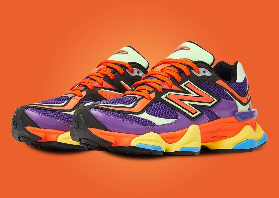 New balance multicolor sneakers best sale