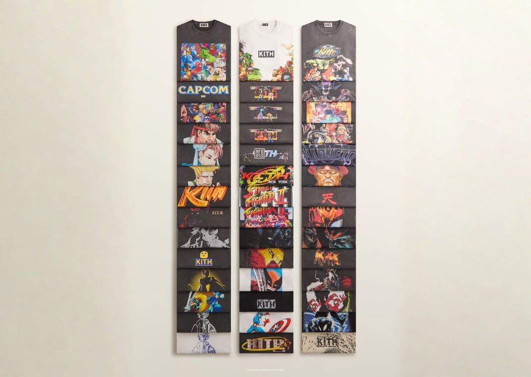 Kith x Marvel vs. Capcom T-Shirts