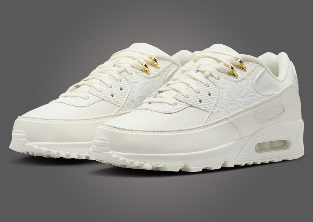 Slawn x Nike Air Max 90 Sail Angle