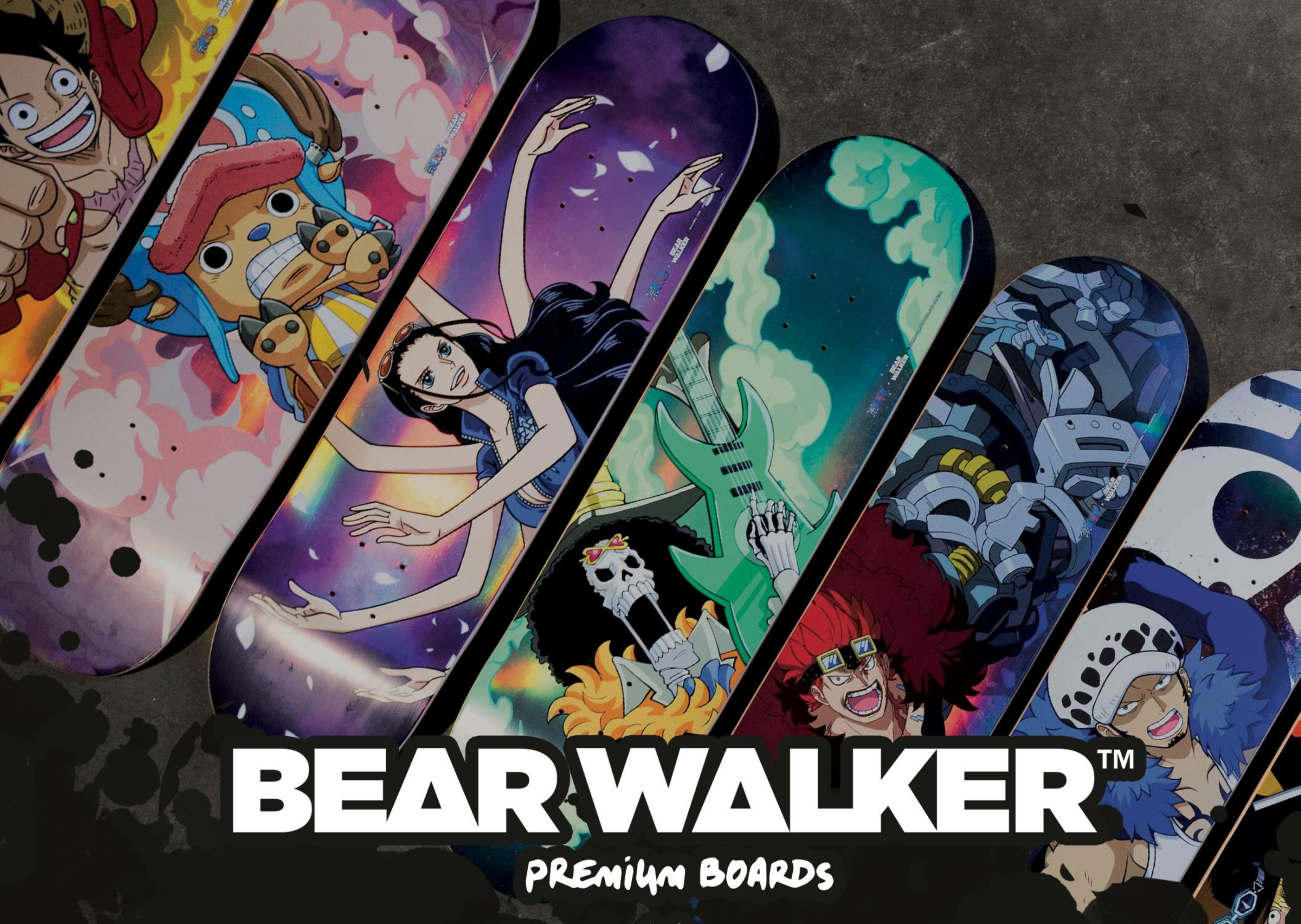 One Piece x Bear Walker Blind Bag Skate Decks