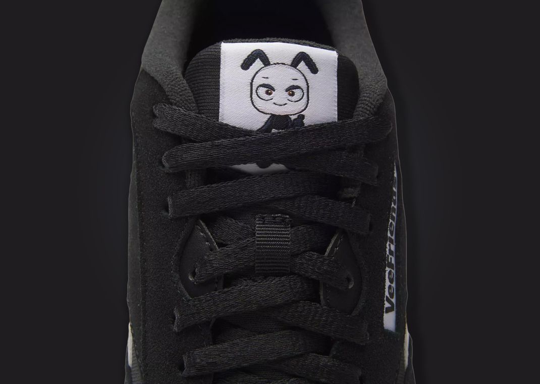 VeeFriends x Reebok Classic Nylon Accountable Ant Black Tongue Tag