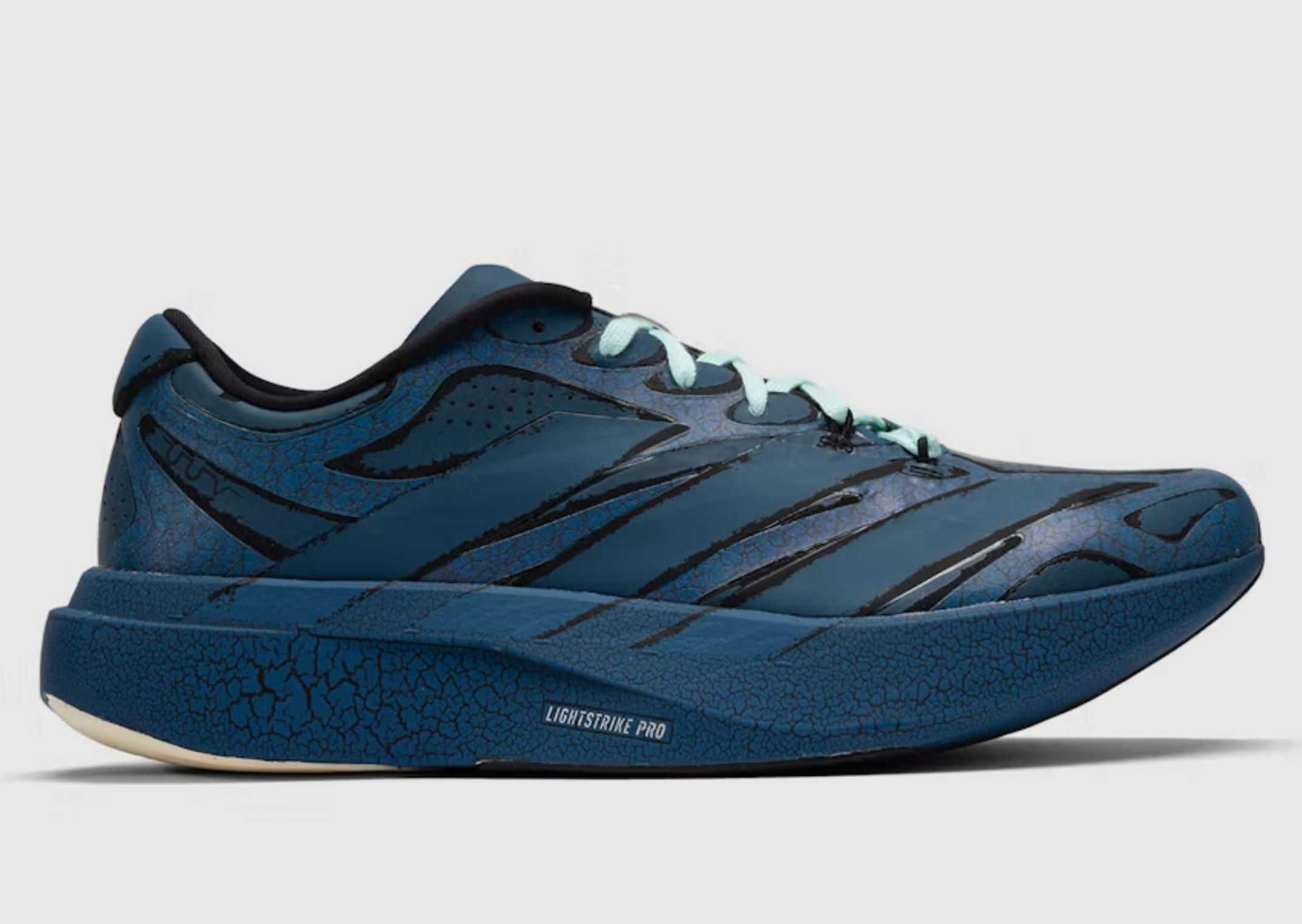 The Whitaker Group x adidas Adizero Evo SL Exo Do Not Duplicate Chicago Marathon Navy - Lateral