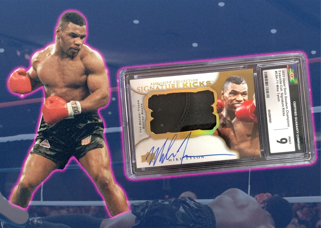 Upper Deck Exquisite Collection Mike Tyson Signature Kicks