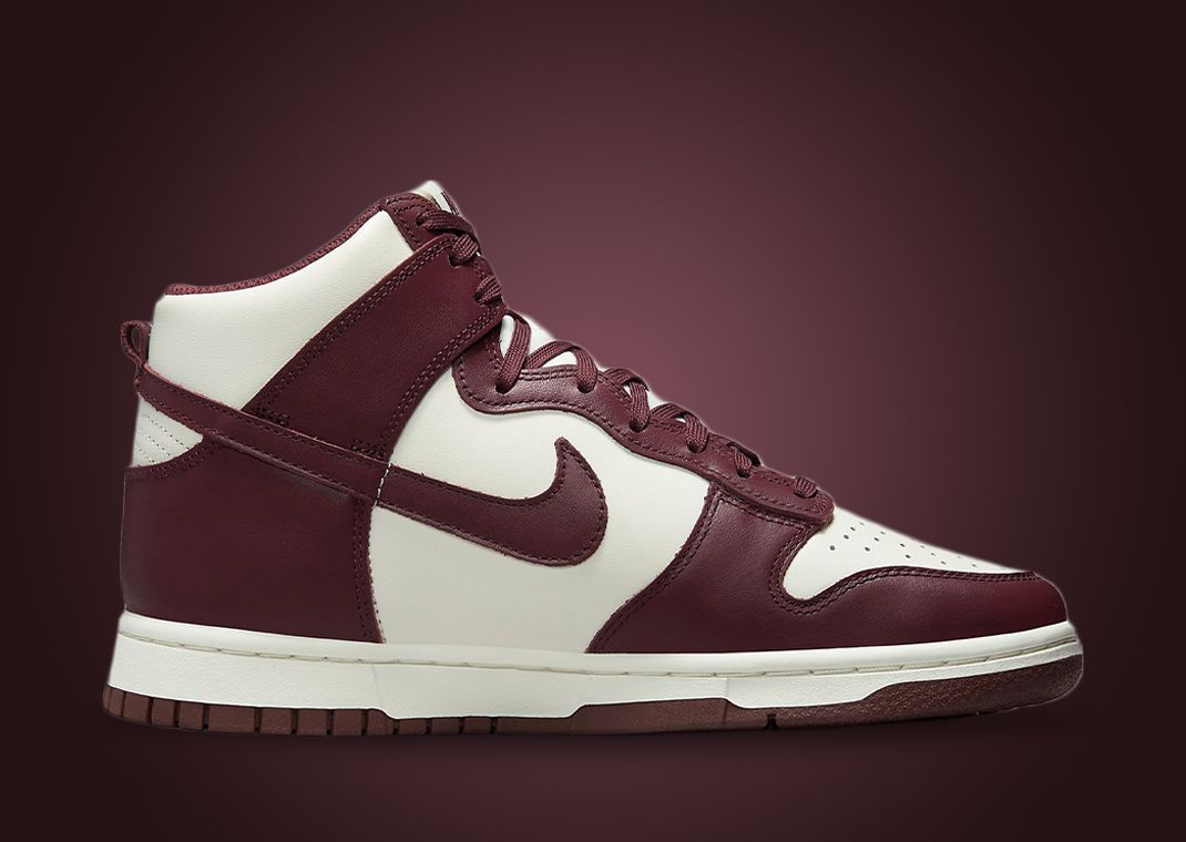 スニーカー Nike Dunk High Burgundy Crush Nike Dunk High Burgundy Crush (Women's) - DD1869-601 - US