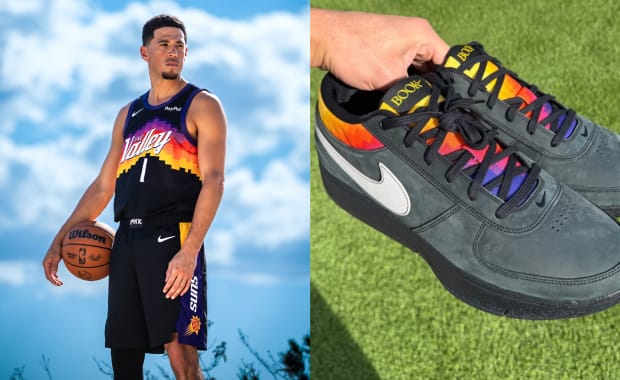 Devin Booker Previews Suns Jersey-Inspired Book 1 Colorway