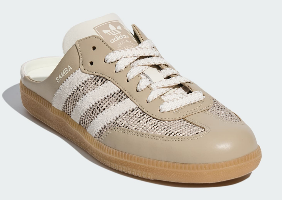 adidas Samba Mule Beige - Angle