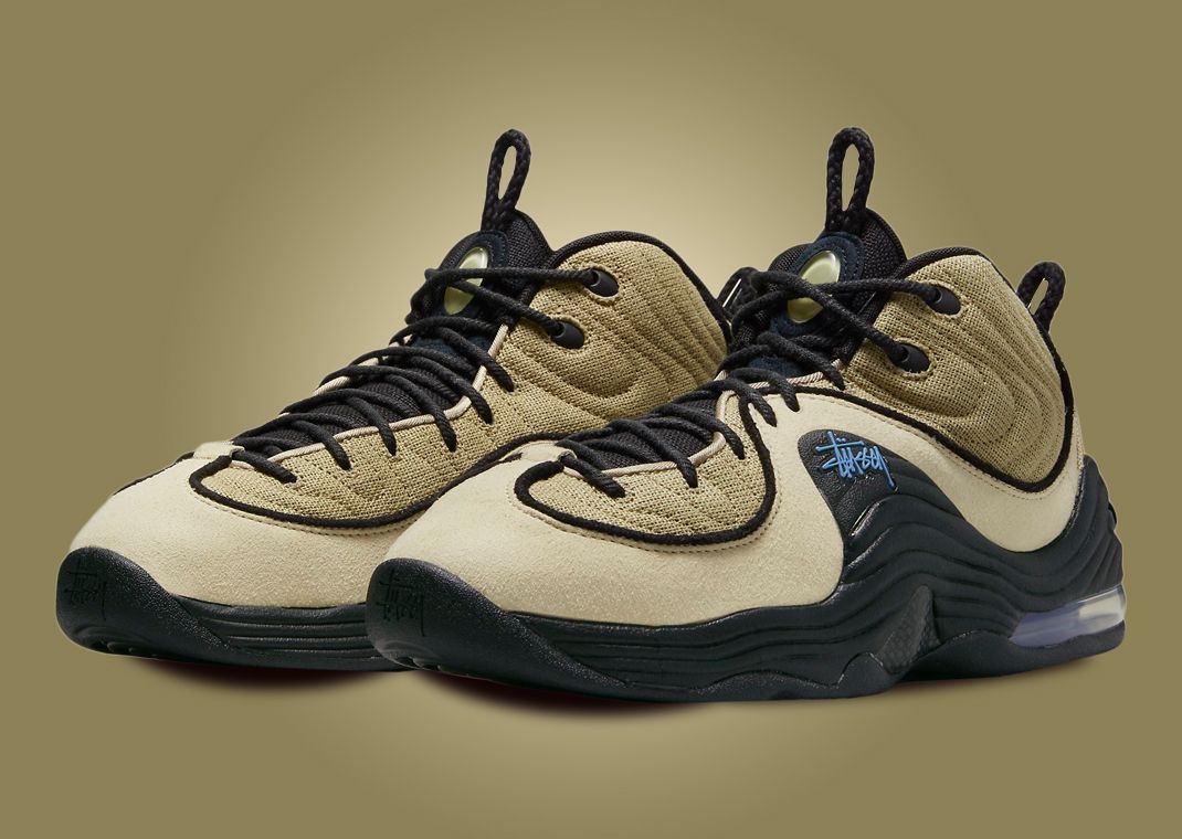 Stussy x Nike Air Penny 2 Rattan Angle