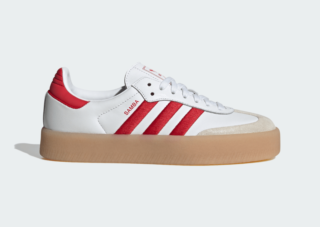 adidas Sambae White Better Scarlet (W)