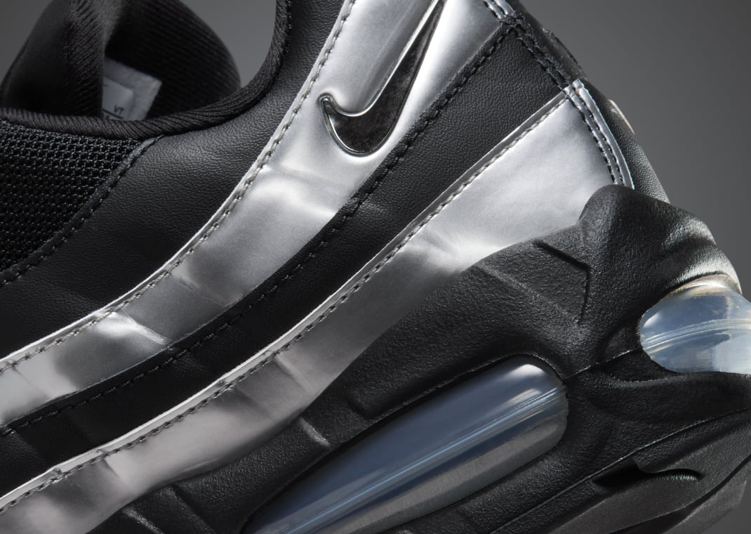 Nike Air Max 95 Big Bubble Black Metallic Silver (W)