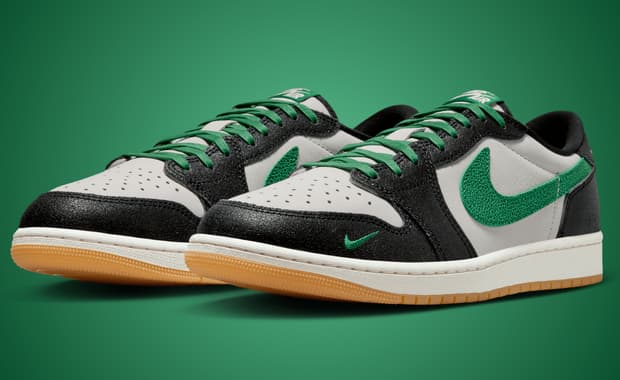 Air Jordan 1 Retro Low OG Phantom Pine Green
