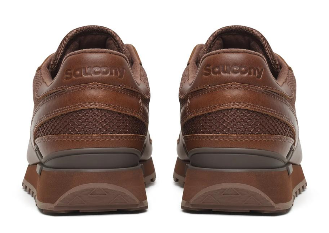 Engineered Garments x Saucony Shadow Double Velcro Brown - Back
