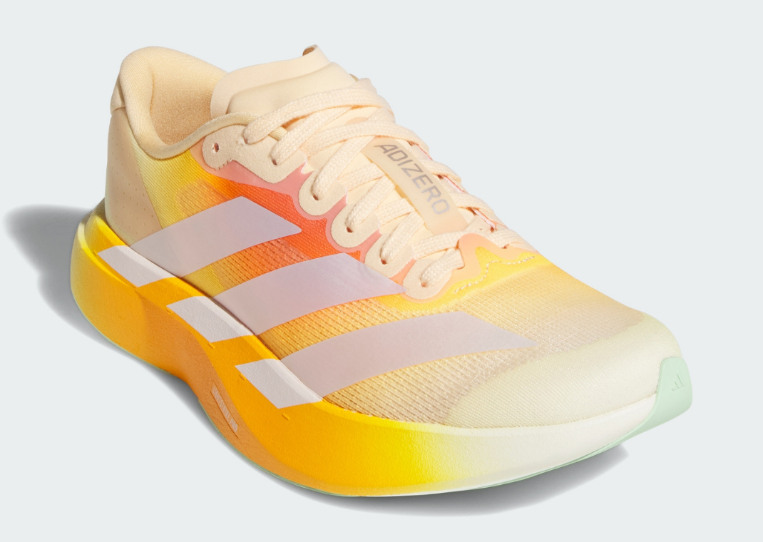 The Whitaker Group x adidas Adizero Evo SL Do Not Duplicate Dayglow Orange White - Angle