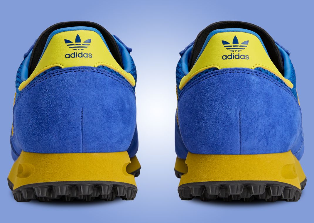 adidas TRX Mesh SPZL Hi-Res Blue Shock Yellow Heel