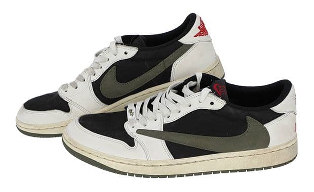 Travis Scott x Air Jordan 1 Low Olive Utopia Sample