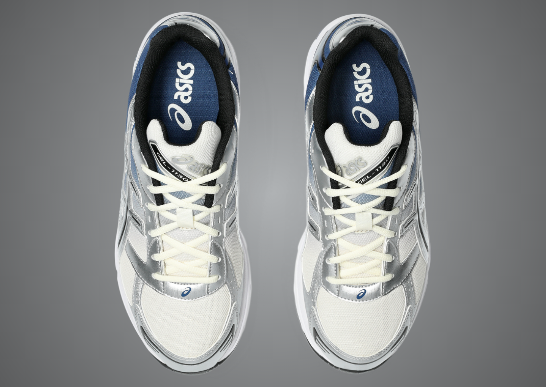 Asics Gel-1130 Blue Metallic Silver Top