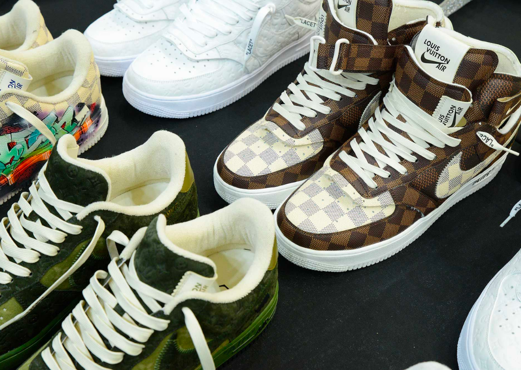 Louis Vuitton x Nike Air Force 1 Lows and Mids