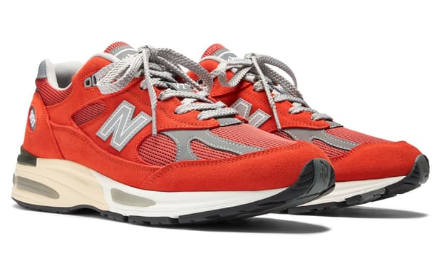 The New Balance 991v2 Made in UK Gets an Orange Makeover