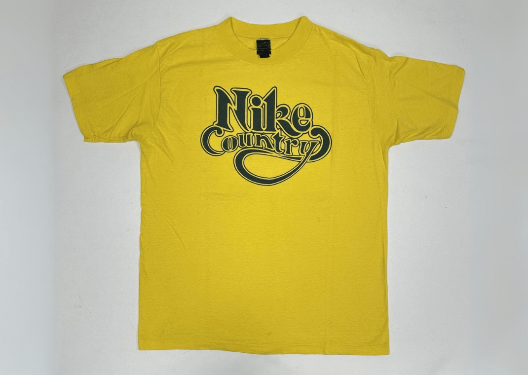 Vintage Nike Country t-shirt dated to the '70s