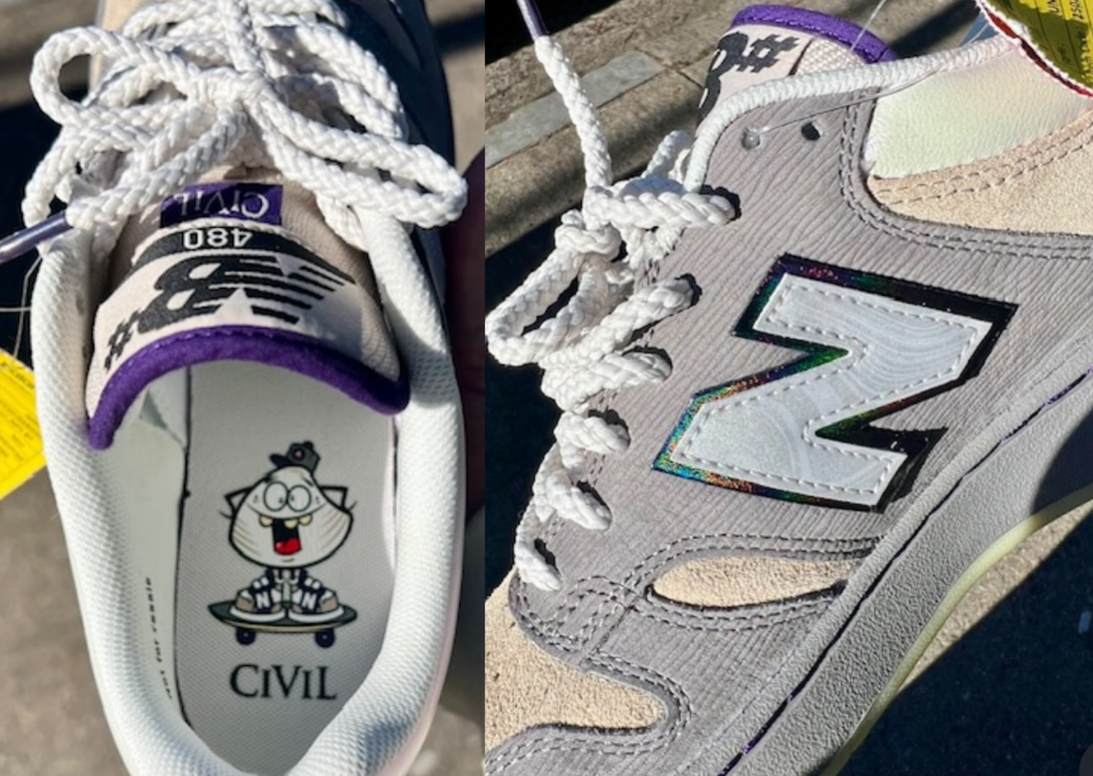 Civil x New Balance Numeric 480 Quahog