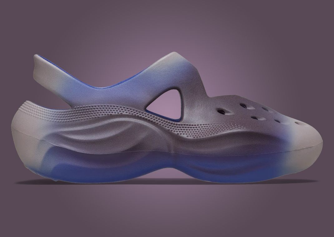 Dingyun Zhang x Crocs Diffuser Mauve Blue Lateral