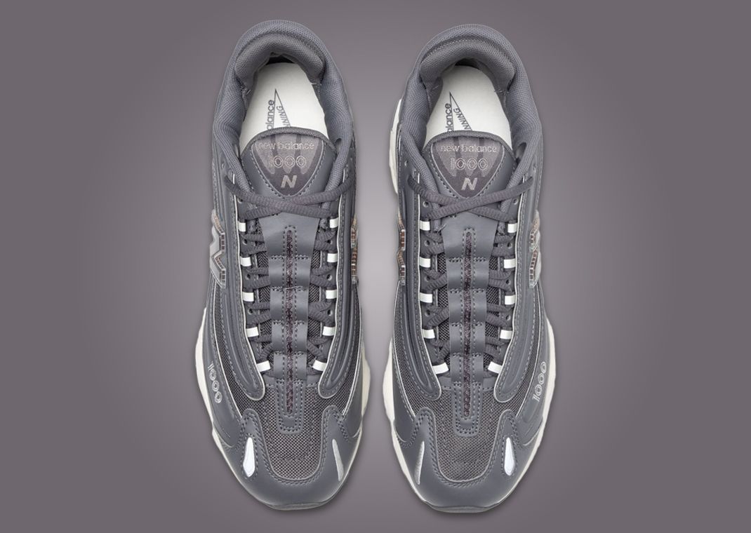 New Balance 1000 Grey White Top