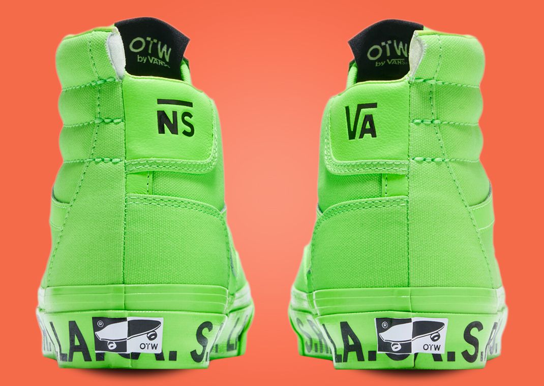 S.R. STUDIO. LA. CA. x Vans OTW Clash The Wall Green Gecko Heel