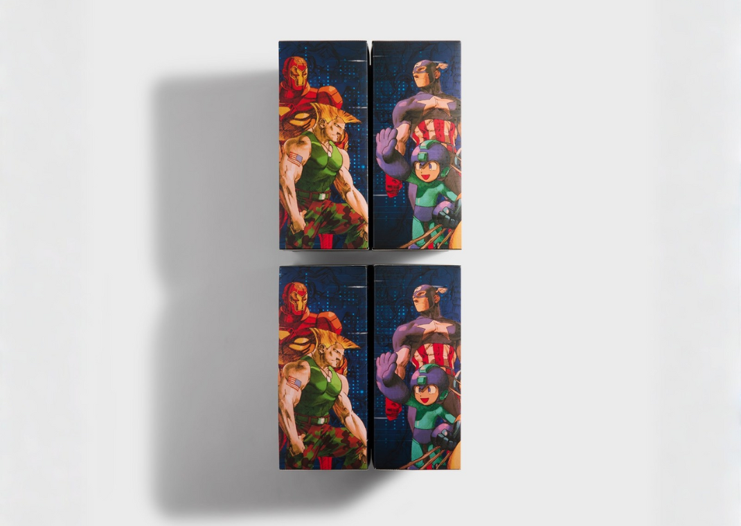 Kith x Marvel vs. Capcom x Asics Gel-Nimbus 10.1 Iron Man vs. Mega Man Packaging