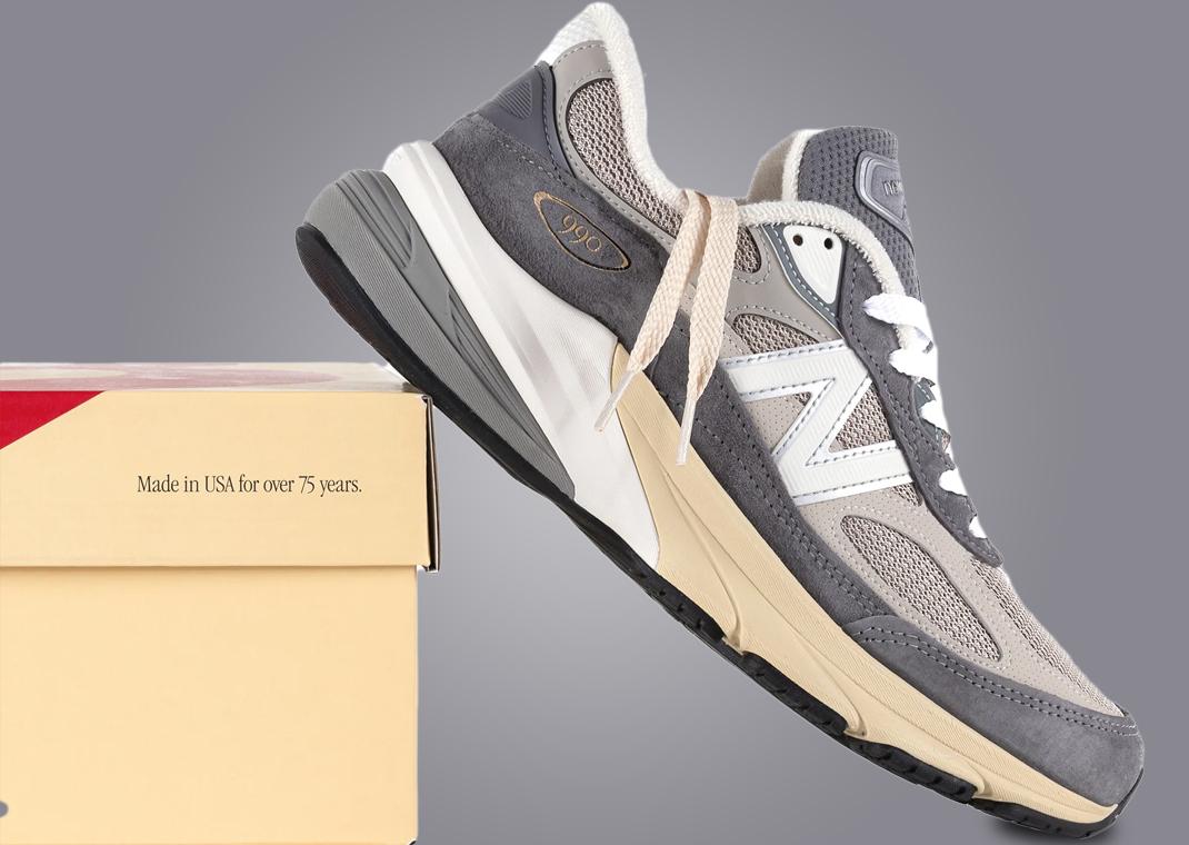 New Balance 990v6 Made in USA Castlerock Moonrock Lateral