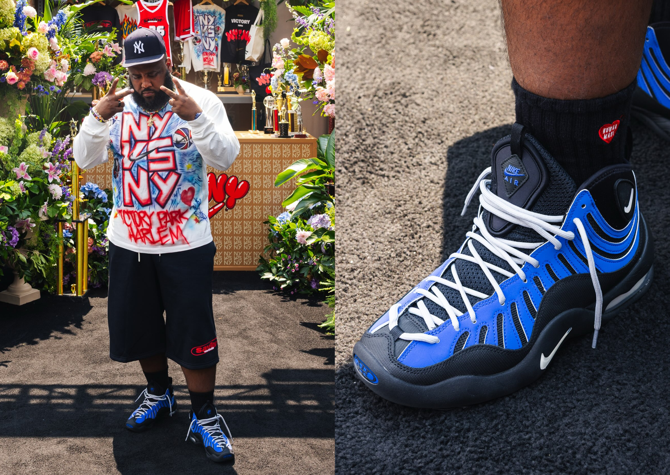 Jae Tips Nike Air Bakin Varsity Royal Debut
