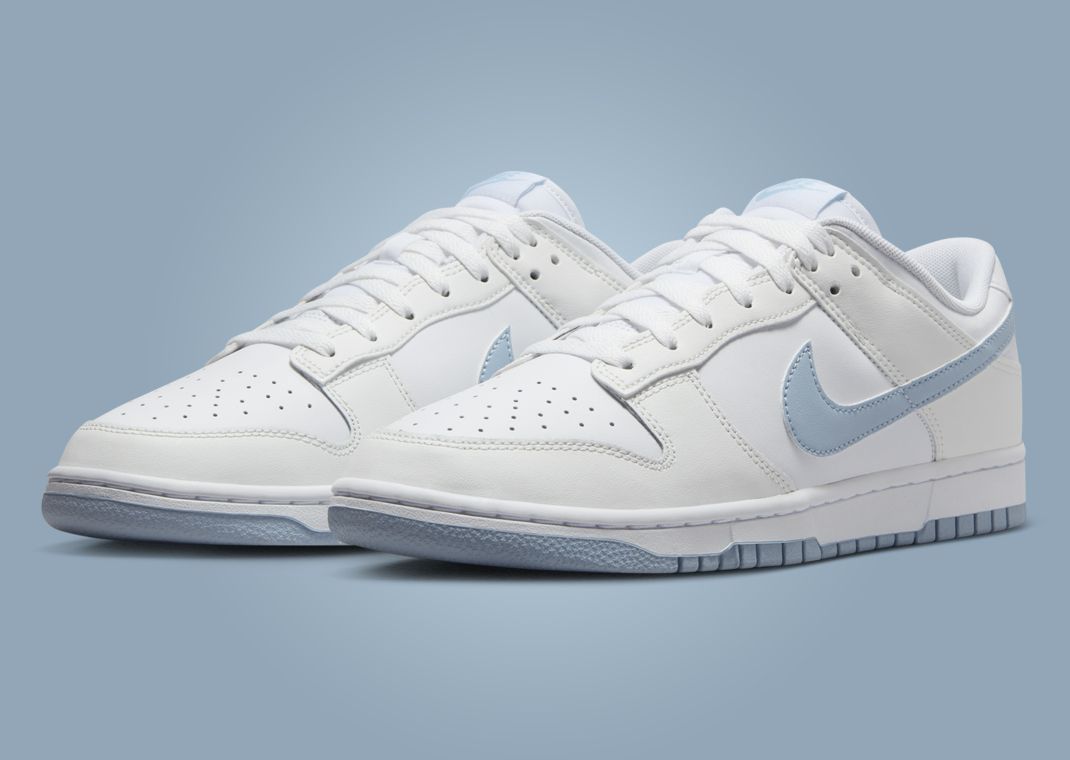 Nike Dunk Low White Light Armory Blue