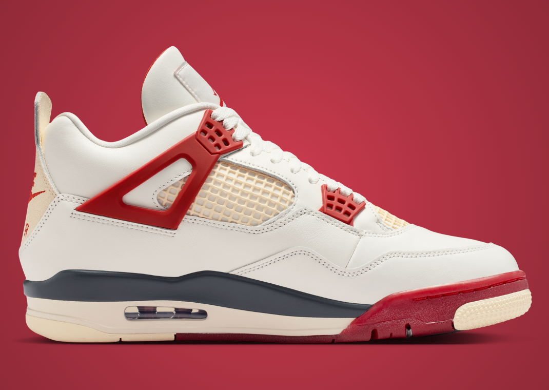 Nigel Sylvester x Air Jordan 4 Retro Brick After Brick - Medial